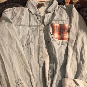 Jean Button Up